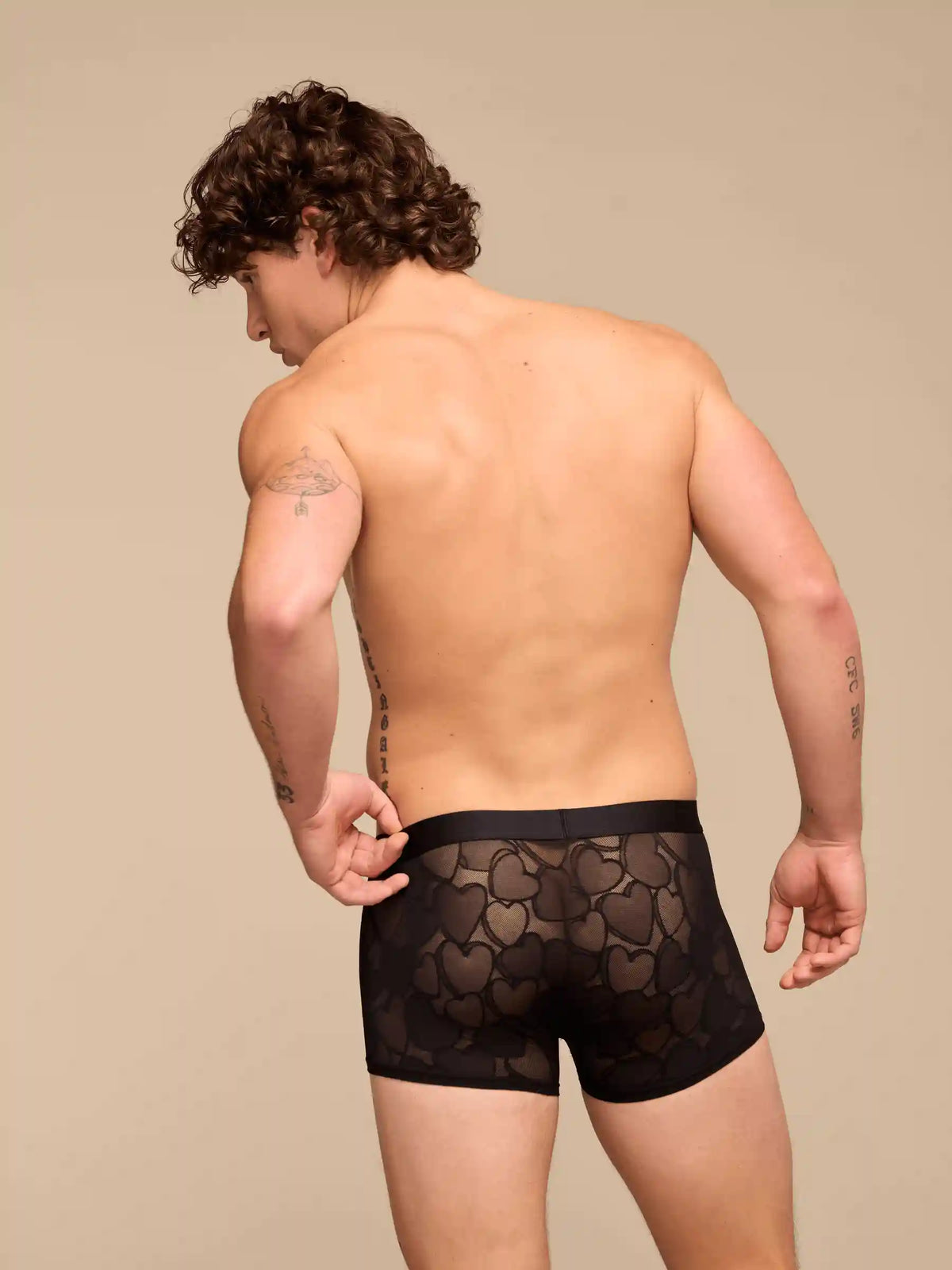 All Over Lace Trunk | Black Hearts