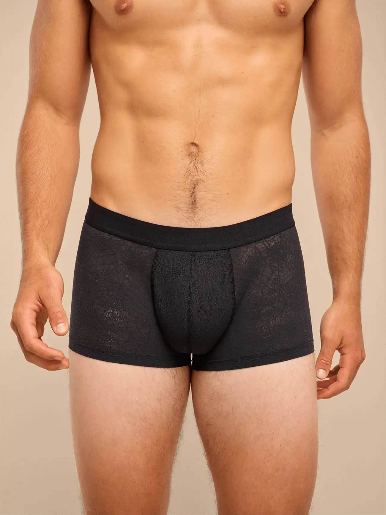 All Over Lace Trunk | Midnight Web