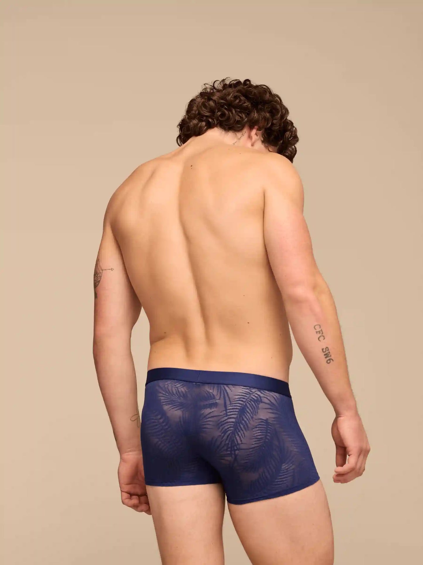 All Over Lace Trunk | Black Floral