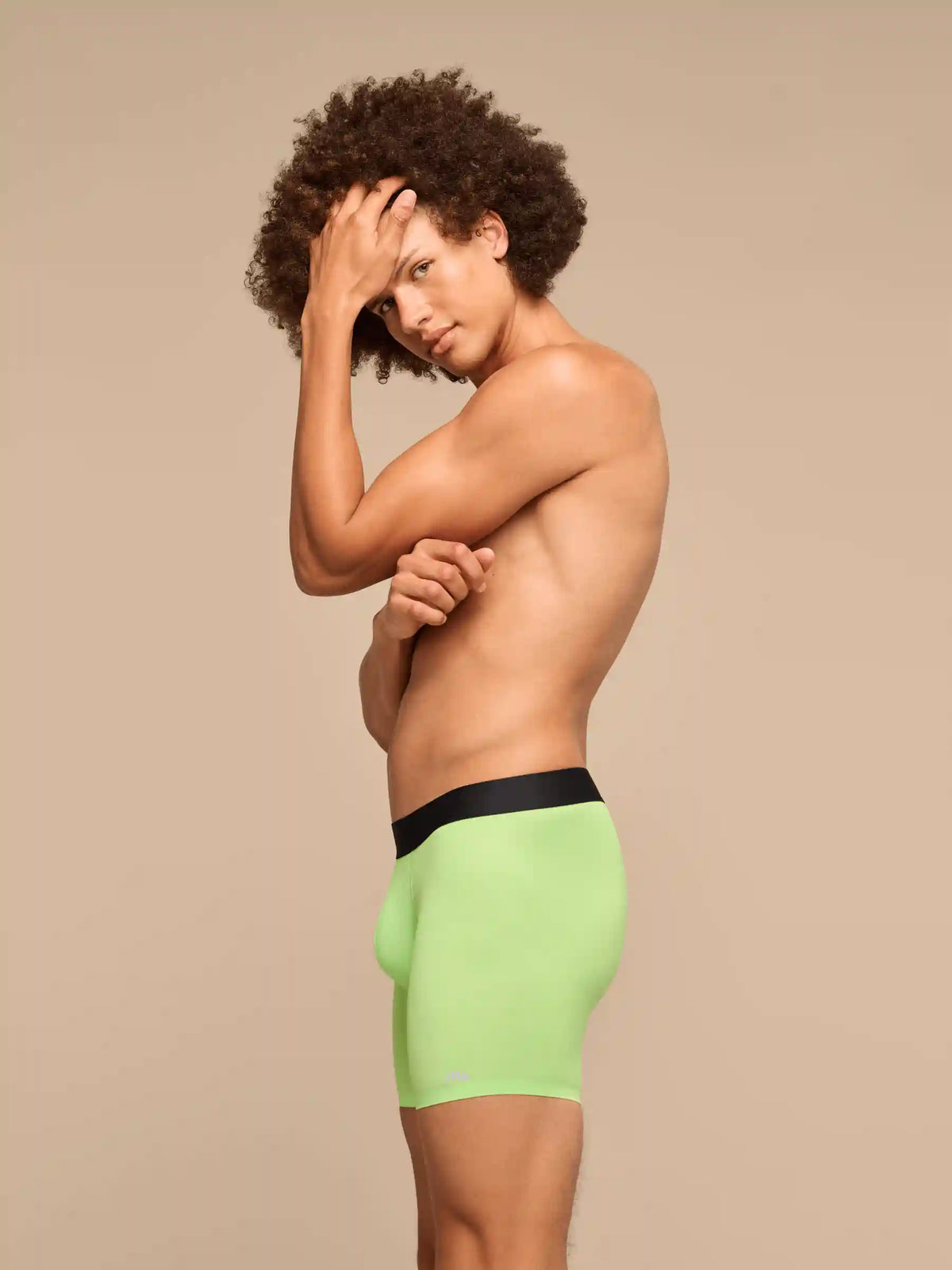 Breathe Ball Caddy™ Boxer Brief w/ Fly | Electric Lime