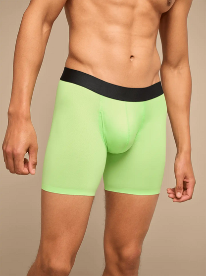 Breathe Ball Caddy™ Boxer Brief w/ Fly | Electric Lime