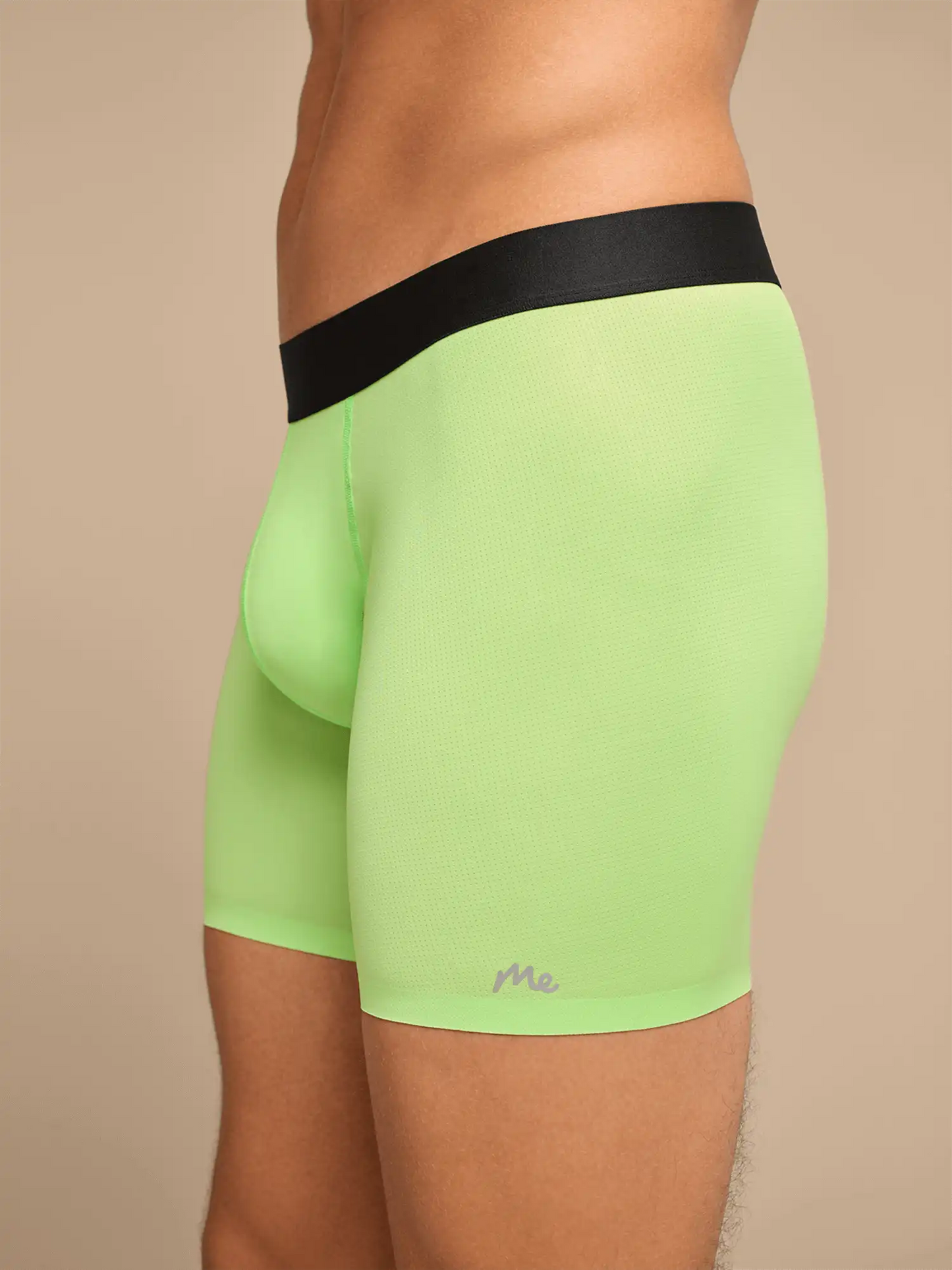 Breathe Ball Caddy™ Boxer Brief w/ Fly | Electric Lime