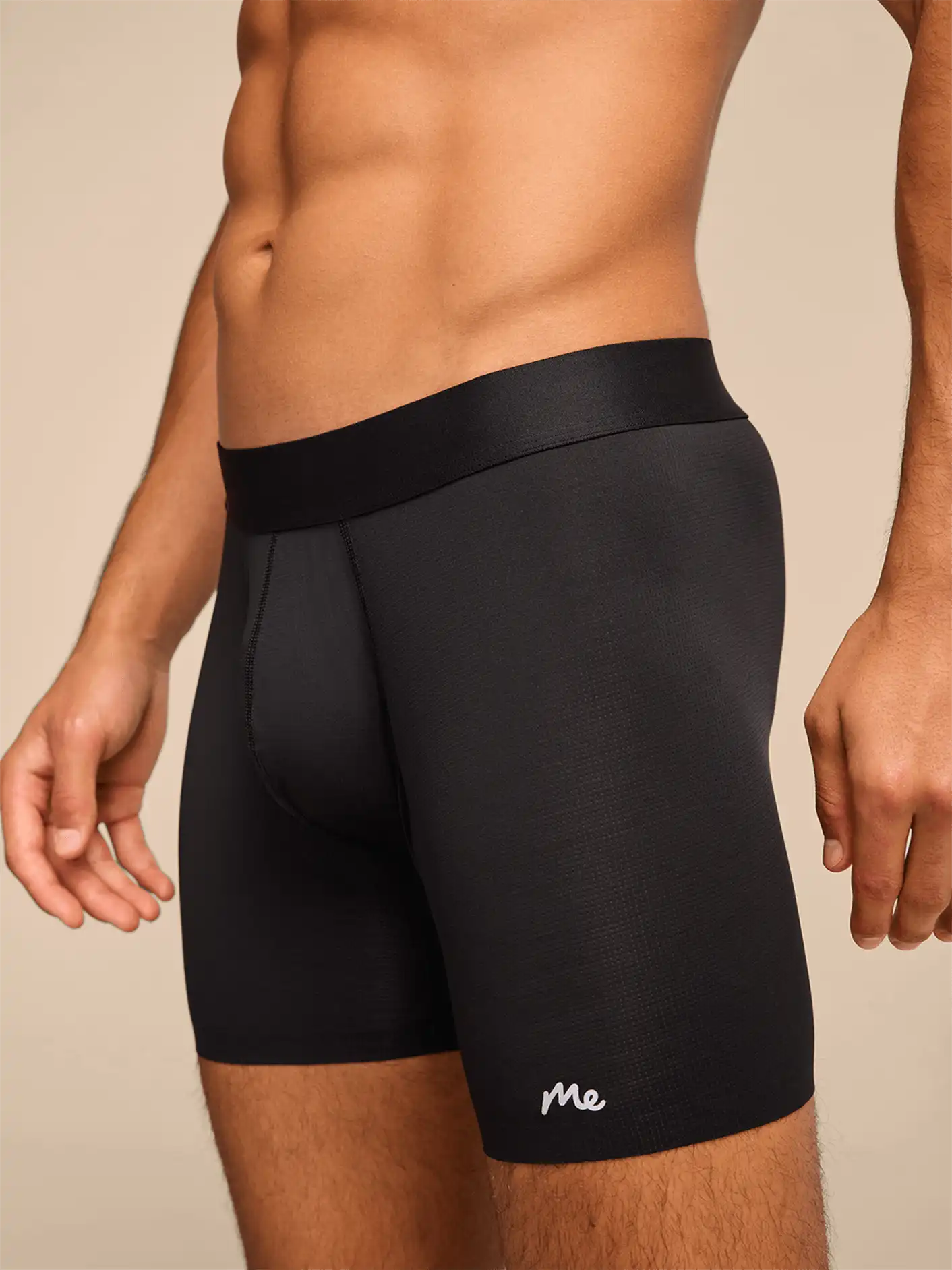 Breathe Breathe Ball Caddy Boxer Brief w/ Fly | Black