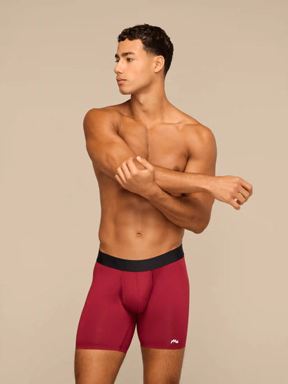 Breathe Ball Caddy™ Boxer Brief w/ Fly | Cabernet