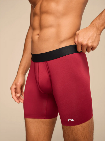 Breathe Ball Caddy™ Boxer Brief w/ Fly | Cabernet