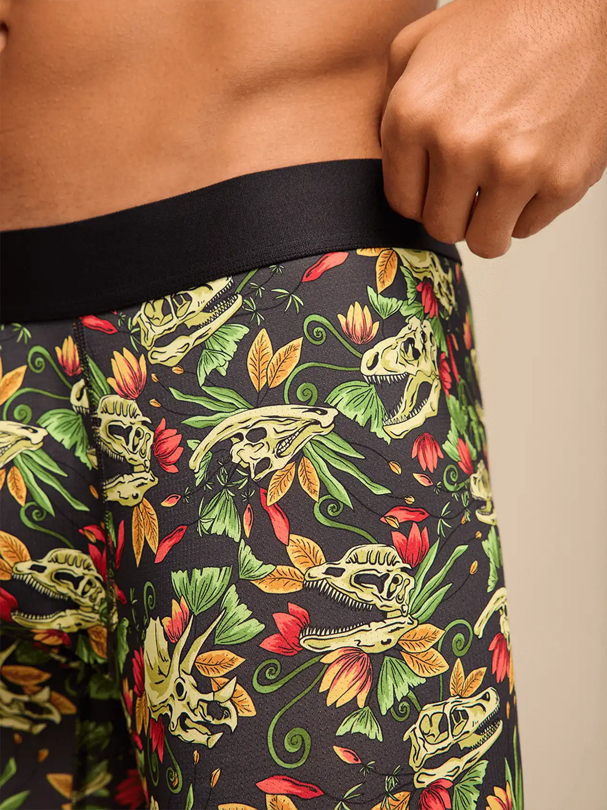 Breathe Boxer Brief w/ Fly | Jurassic Garden