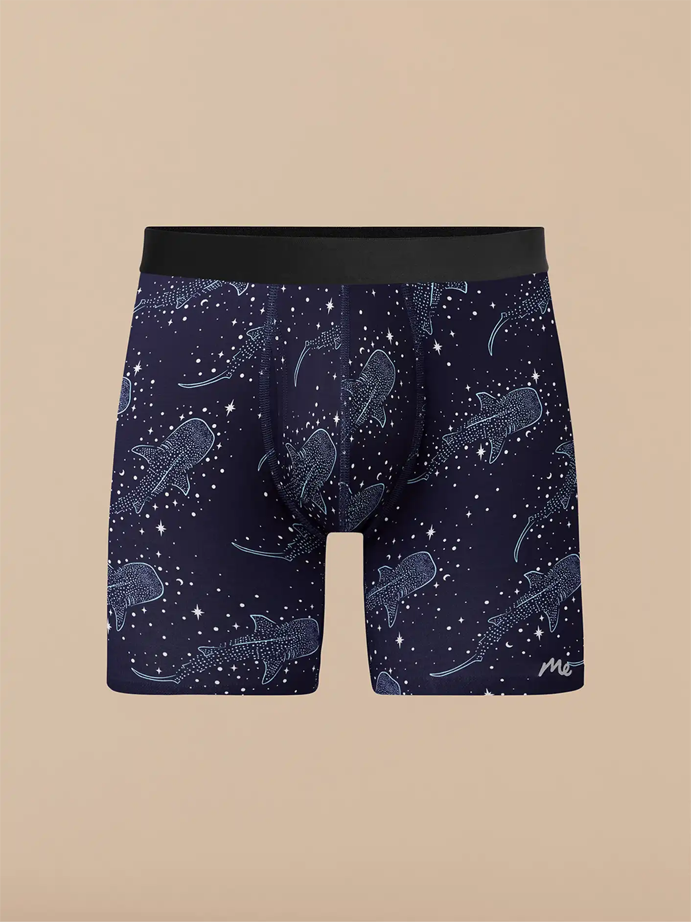 Breathe Boxer Brief w/ Fly | Starry Sharks