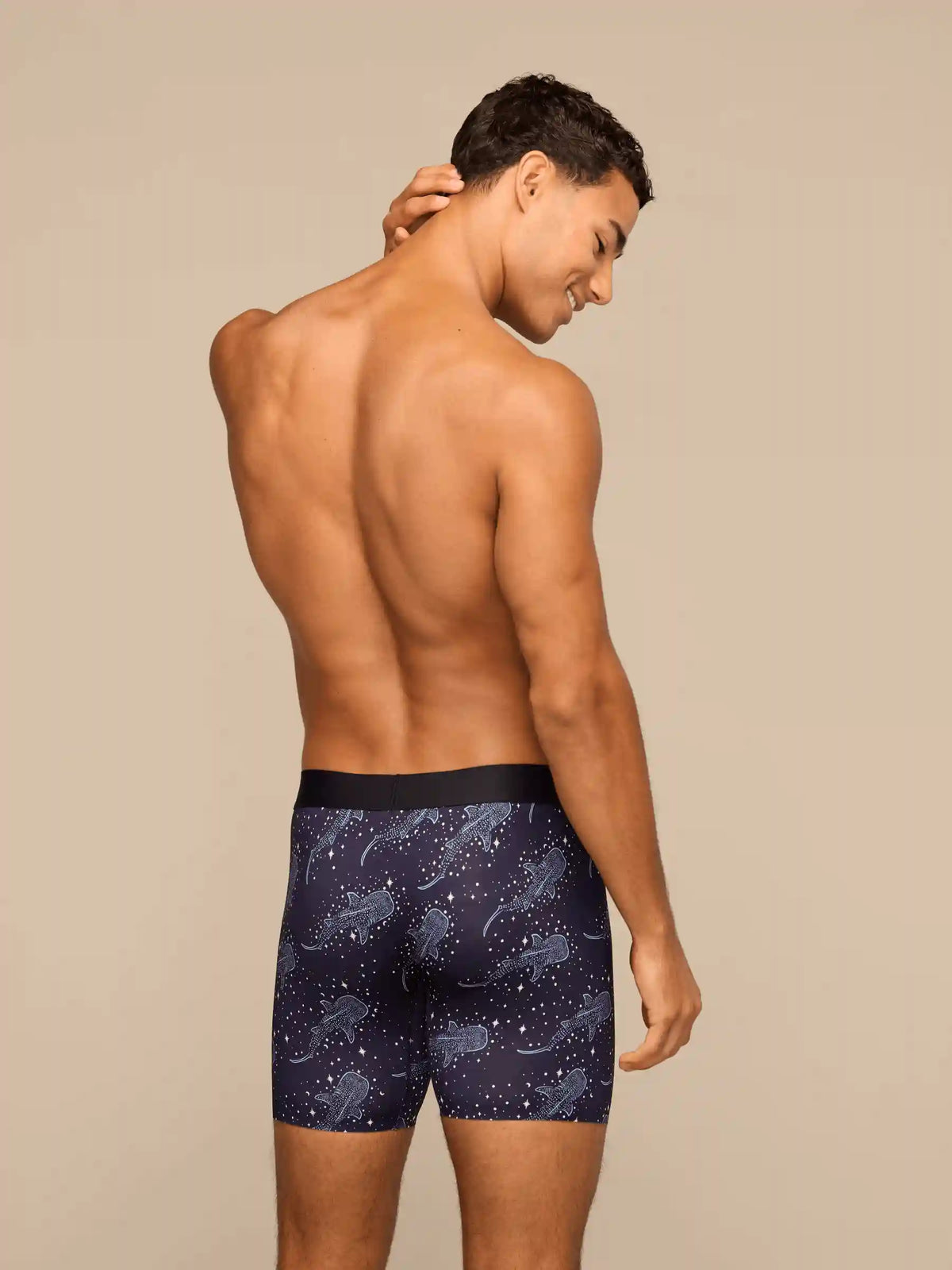 Breathe Boxer Brief w/ Fly | Starry Sharks