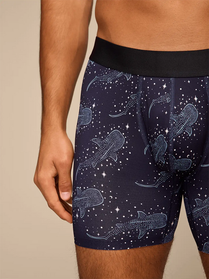 Breathe Boxer Brief w/ Fly | Starry Sharks