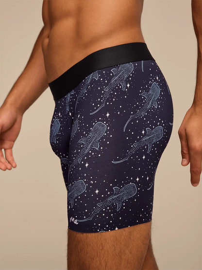 Breathe Boxer Brief w/ Fly | Starry Sharks