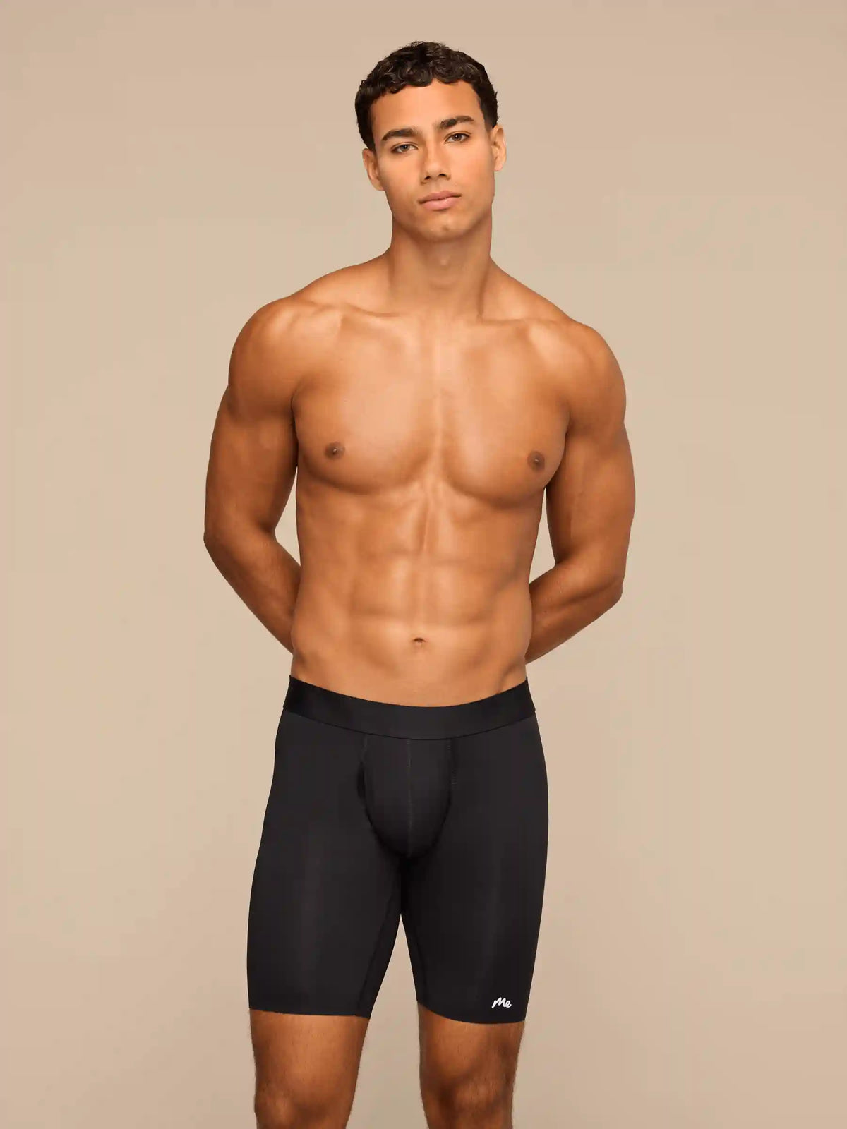 Breathe Long Boxer Brief w/ Fly | Black
