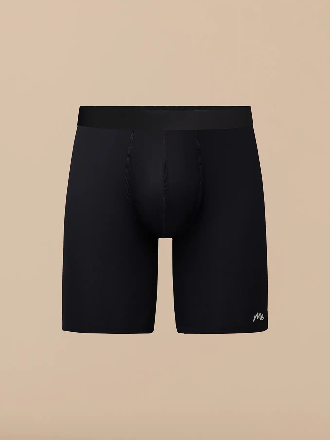 Breathe Long Boxer Brief w/ Fly | Black