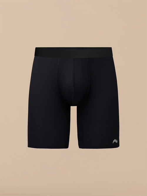 Breathe Long Boxer Brief w/ Fly | Black