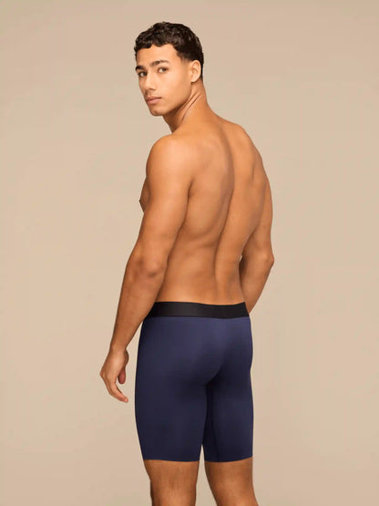 Breathe Long Boxer Brief w/ Fly | Dark Sapphire