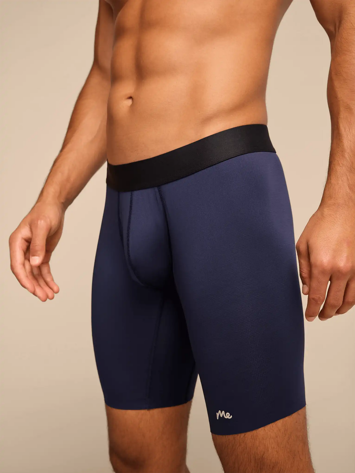 Breathe Long Boxer Brief w/ Fly | Dark Sapphire