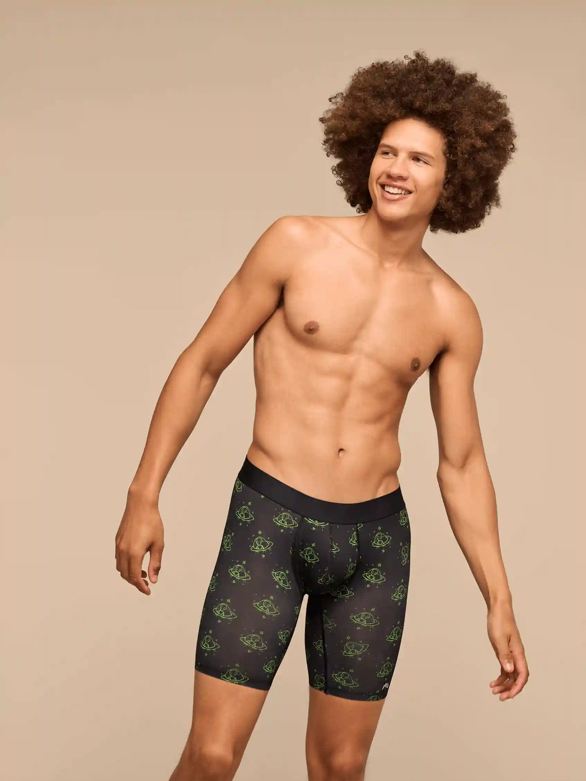 Breathe Long Boxer Brief w/ Fly 3-Pack | Cosmic Jellies Pack