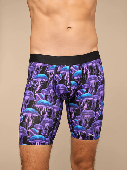 Breathe Long Boxer Brief w/ Fly | Wild Jellies