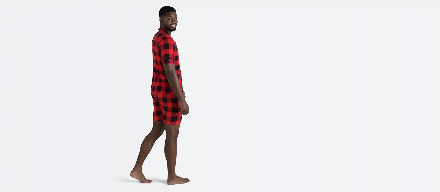 UltraModal™ Short Sleeve PJ Set - Men's | Buffalo Plaid