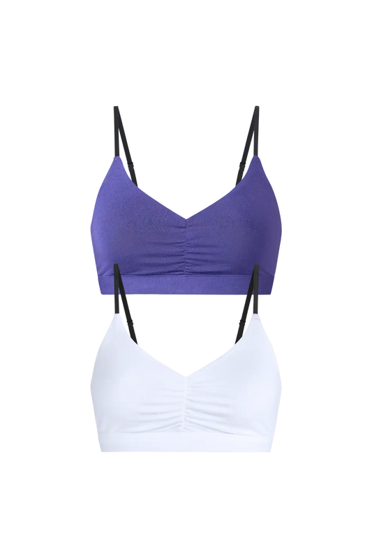 Ruched Bralette Duo