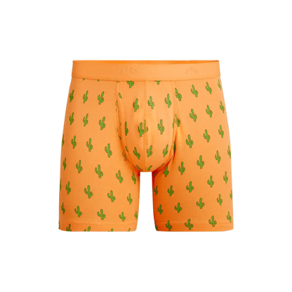 Stretch Cotton Boxer Brief w/ Fly | Saguaro Blossom