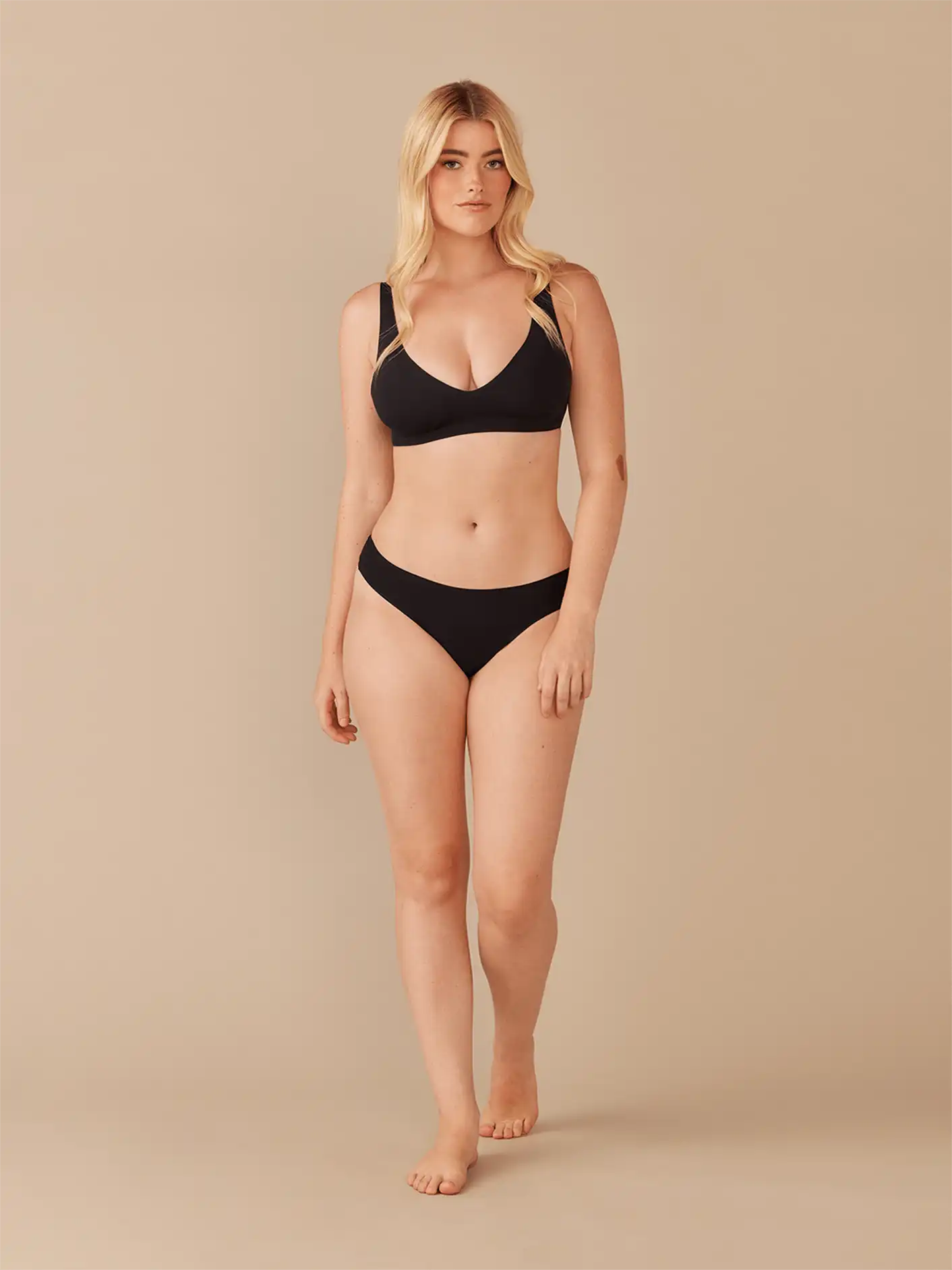 Seamless Thong 3-Pack | Black