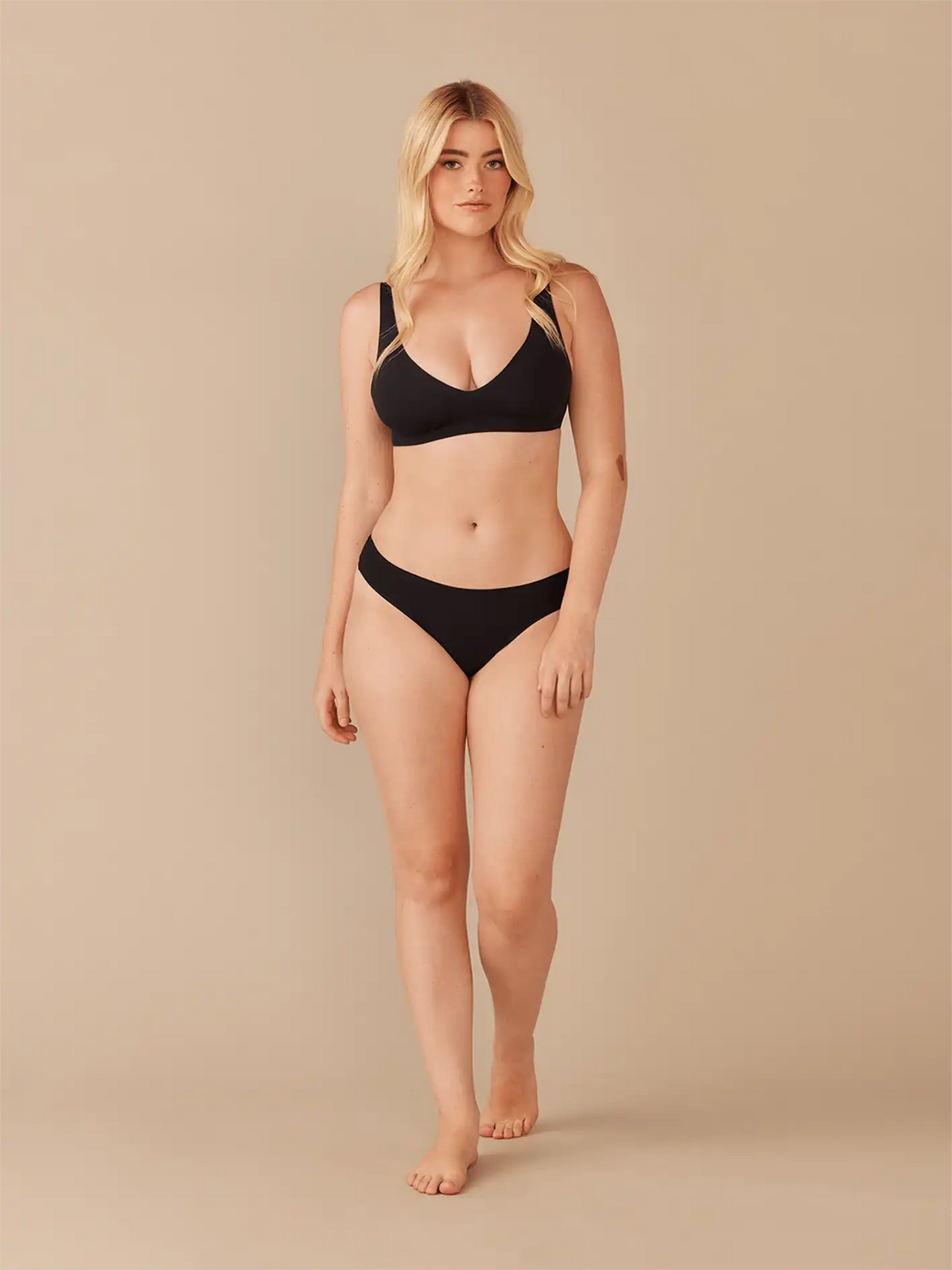 Seamless Thong 3-Pack | Latte