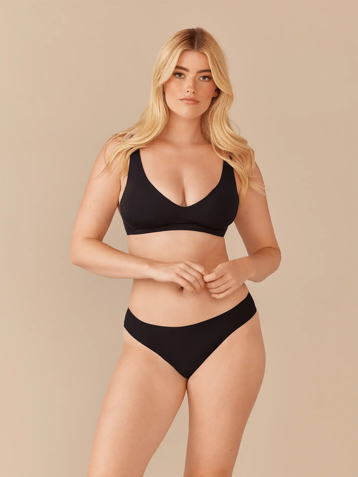 Seamless Thong 3-Pack | Black