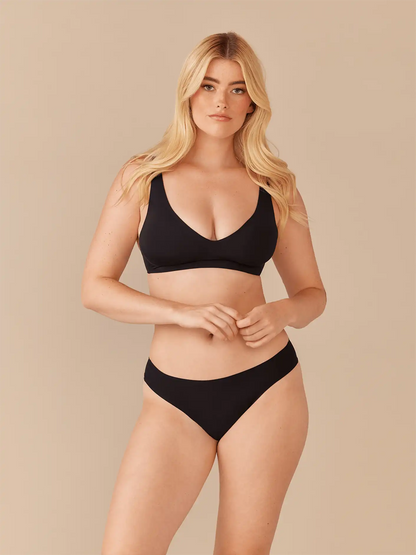 Seamless Thong 3-Pack | Black