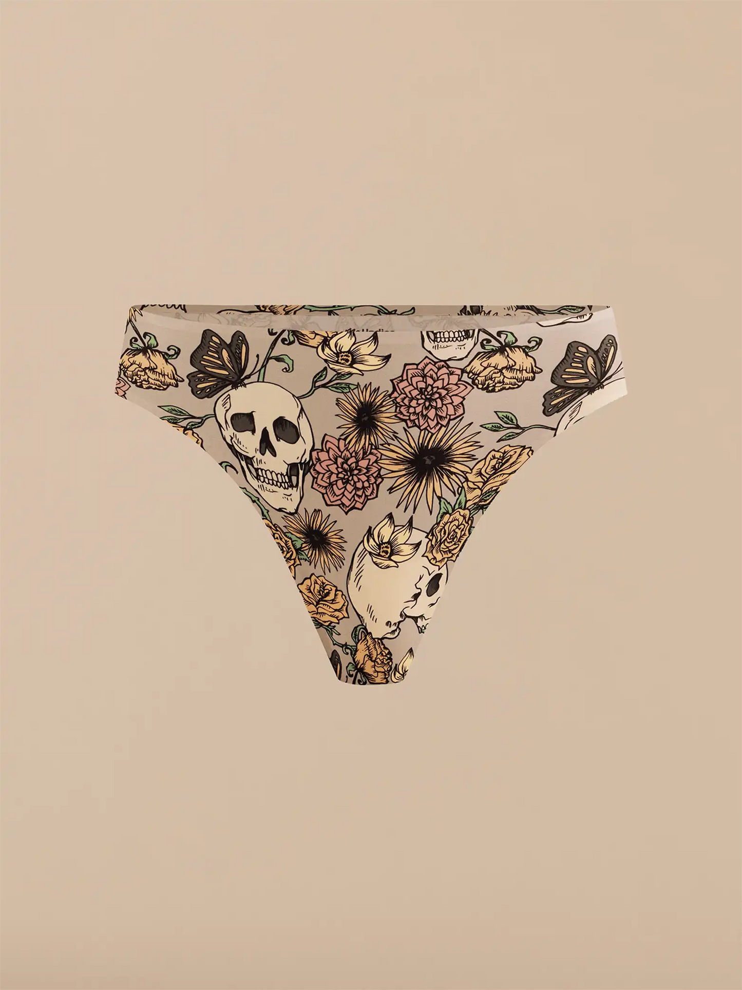 Seamless Thong | Dead Flowers 2.0