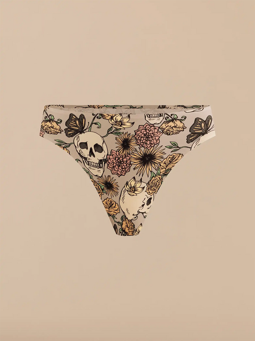 Seamless Thong | Dead Flowers 2.0