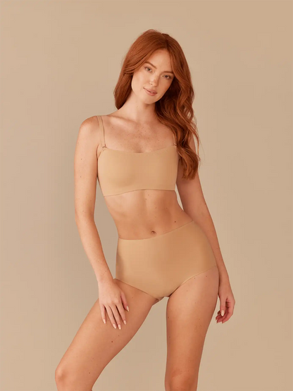 Seamless High-Waisted Shortie | Latte