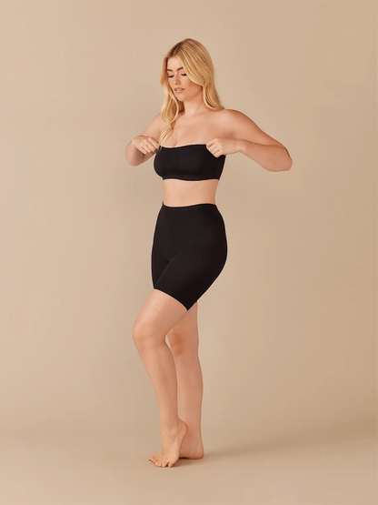 Seamless Long Boyshort | Black