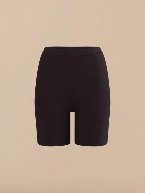 Seamless Long Boyshort | Black