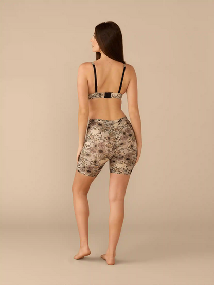 Seamless Long Boyshort | Dead Flowers 2.0