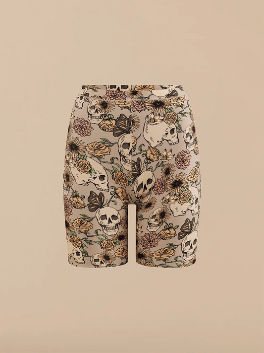 Seamless Long Boyshort | Dead Flowers 2.0