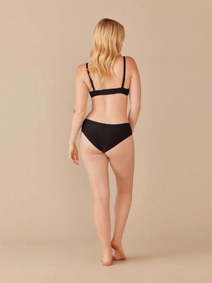Seamless Plunge Bralette | Black