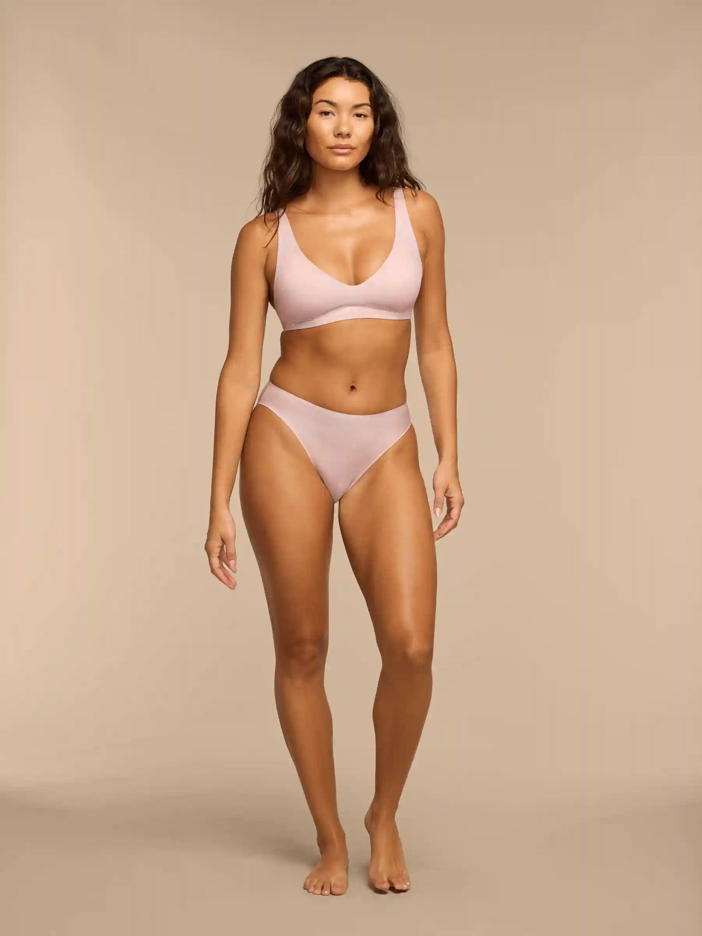 Seamless Plunge Bralette | Stardust