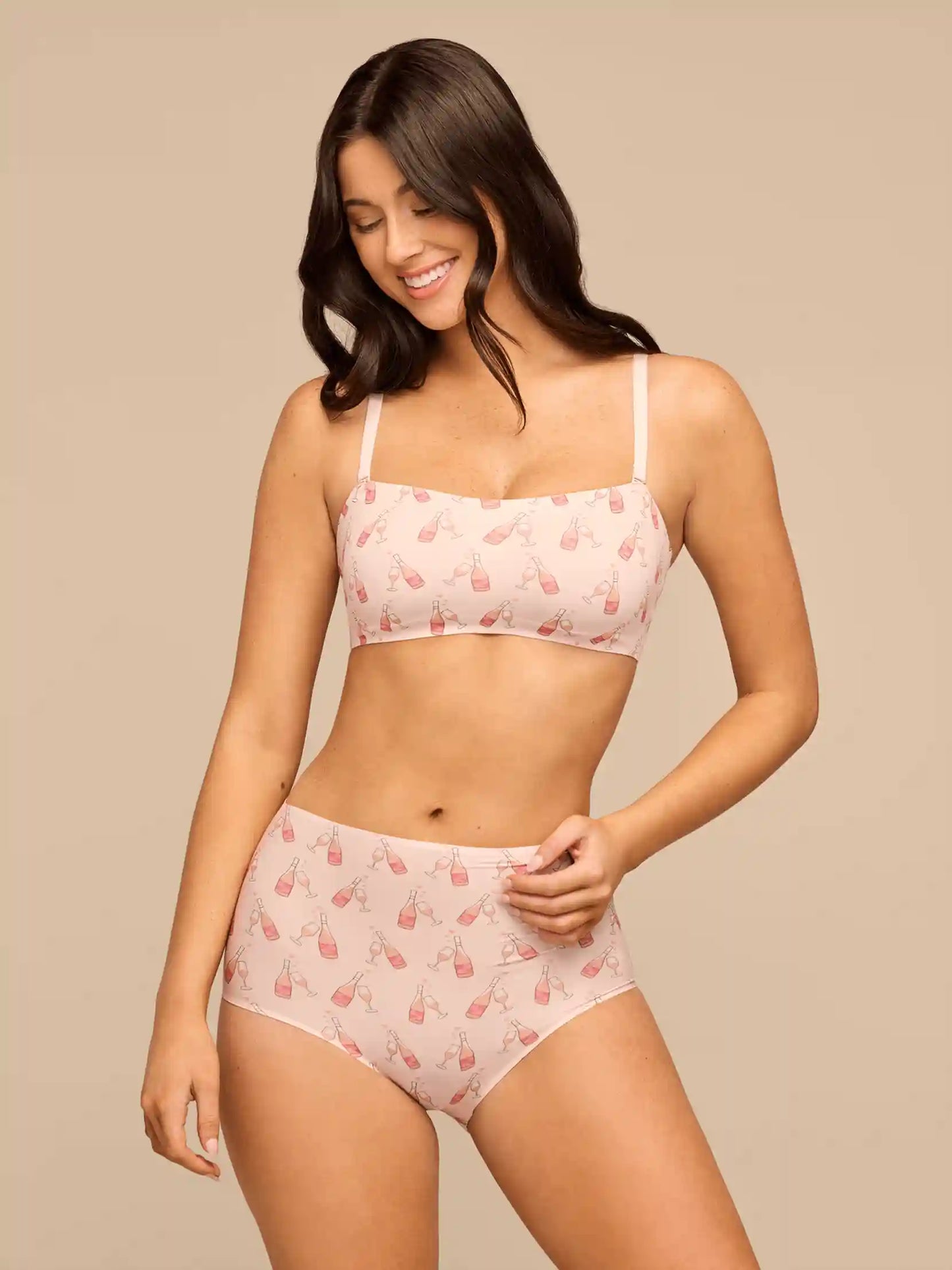 Seamless Bandeau Bralette | Rose All Day