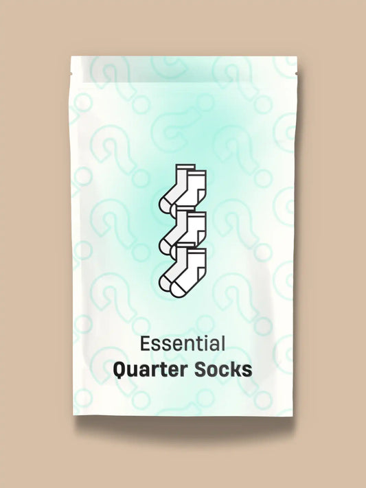 Essential Quarter Sock 3-Pack | It's a Mystery!