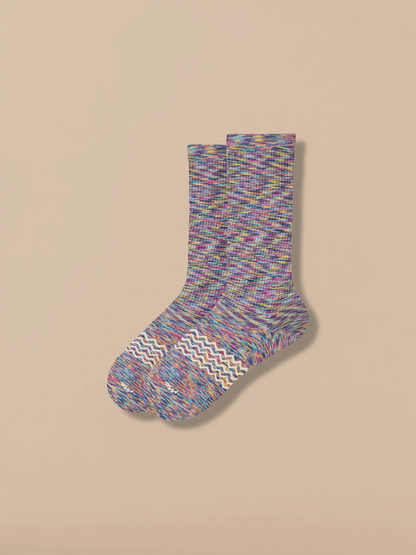 Essential Crew Sock | Cosmic Purple