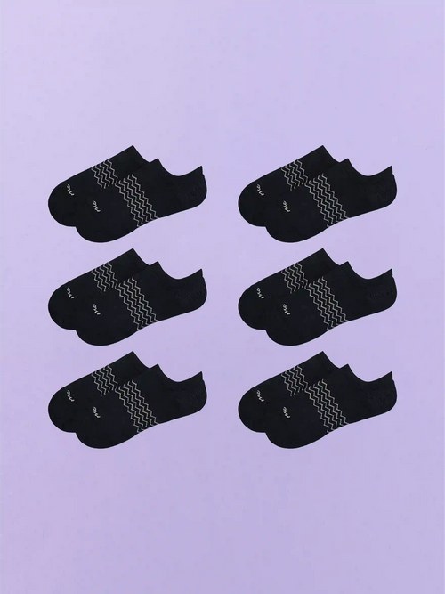 Essential Ankle Sock 6-Pack | Black Pack