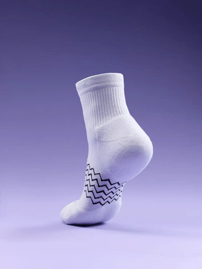 Essential Quarter Sock 3-Pack | White/Heather Grey/Black Pack