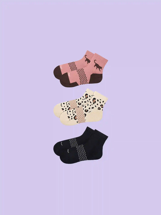 Essential Quarter Sock 3-Pack | Purrfect Pack
