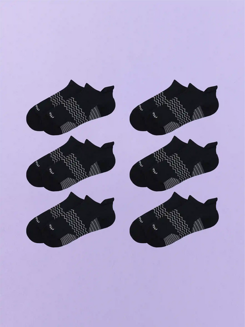 Active Ankle Sock 6-Pack | Black Pack