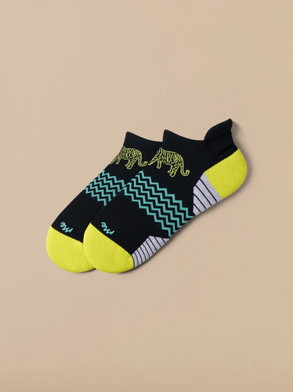 Active Ankle Sock | Neon Tiger
