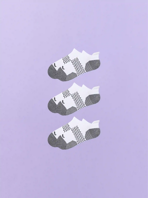 Active Ankle Sock 3-Pack | White Pack