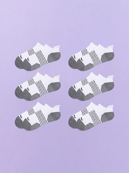 Active Ankle Sock 6-Pack | White Pack