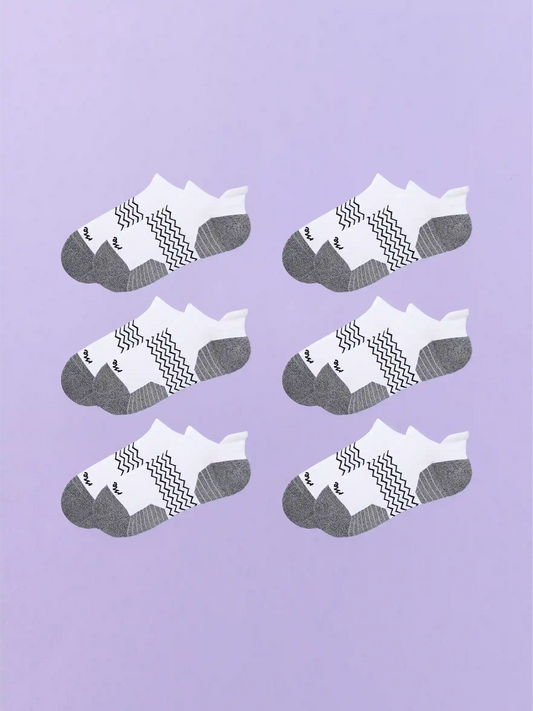 Active Ankle Sock 6-Pack | White Pack