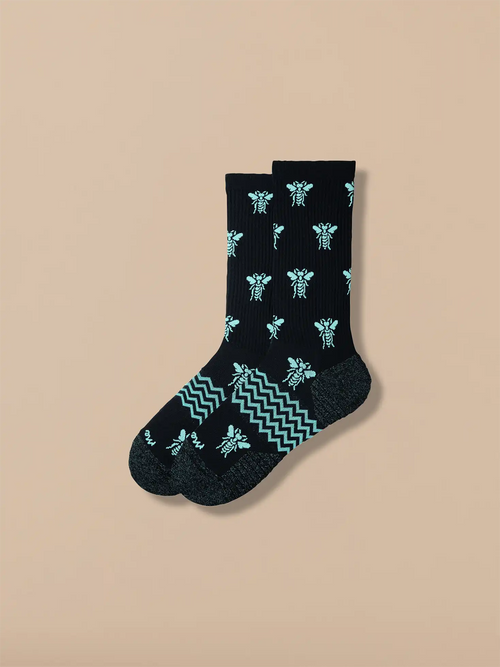 Active Crew Sock | Electric Bees