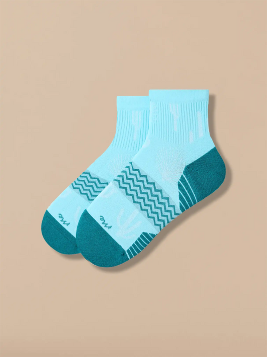 Active Quarter Sock | Cool Cactus